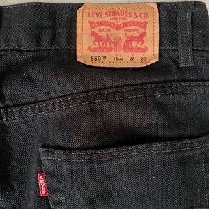 Levi’s 550 Black Jeans